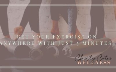 Get your exercise on anywhere with just 5 minutes!