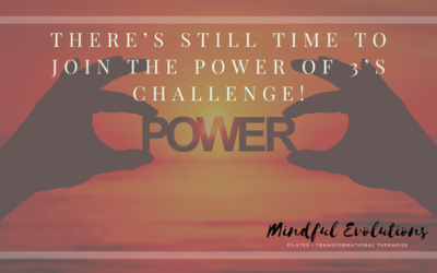 There’s still time to join the Power of 3’s Challenge!