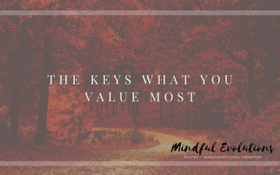 The keys what you value most