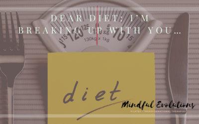 Dear Diet: I’m breaking up with you…